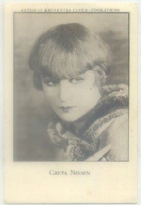POSTAL DE CINE 11,5x7,5 cm: GRETA NISSEN. SERIE X Nº 6