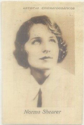 POSTAL DE CINE 11x7 cm: NORMA SHEARER. PUBLICIDAD POLVOS ANGELICA