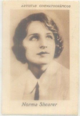 POSTAL DE CINE 11x7 cm: NORMA SHEARER. PUBLICIDAD CONSULTORIO CLINICO
