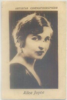 POSTAL DE CINE 11x7 cm: ALICE JOYCE. PUBLICIDAD CONSULTORIO CLINICO