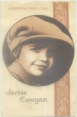 POSTAL DE CINE 11x7 cm: JACKIE COOGAN. SERIE 1 Nº 3