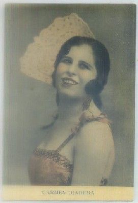 POSTAL DE CINE: ACTRIZ CUPLETISTA CARMEN DIADEMA