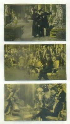 POSTAL DE CINE: EL PROCESO CLEMENCEAU. COL. INCOMPLETA DE 14 POSTALES. PUB. CHOCOLATES AMATLLER