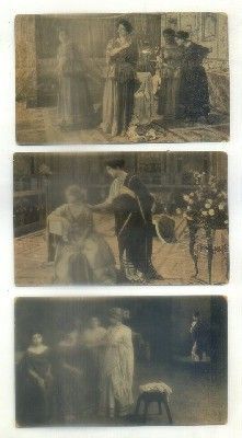 POSTAL DE CINE: FABIOLA O LOS MARTIRES CRISTIANOS. COL. INCOMPLETA DE 15 POSTALES. PUB. CHOCOLATES AMATLLER