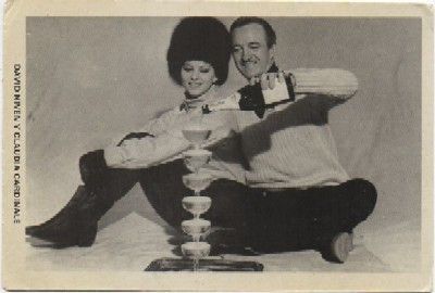 POSTAL DE CINE: DAVID NIVEN Y CLAUDIA CARDINALE