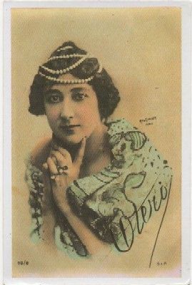 POSTAL ACTRICES DE CINE. REPRODUCCION. OTERO