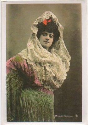 POSTAL ACTRICES DE CINE. REPRODUCCION. MERCEDES BERENGUER