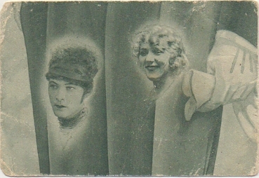 TARJETA POSTAL DE CINE. MARY PICKFORD Y VALENTINO. OBSEQUIO CHOC. AMATLLER Nº 11