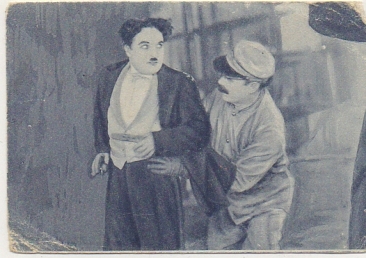 TARJETA POSTAL DE CINE. CHARLIE CHAPLIN (CHARLOT). OBSEQUIO CHOC. AMATLLER Nº 7