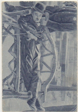 TARJETA POSTAL DE CINE. CHARLIE CHAPLIN (CHARLOT). OBSEQUIO CHOC. AMATLLER Nº 10