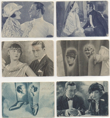 TARJETA POSTAL DE CINE. VALENTINO. COLECCIÓN DE 14 TARJETAS. OBSEQUIO CHOC. AMATLLER
