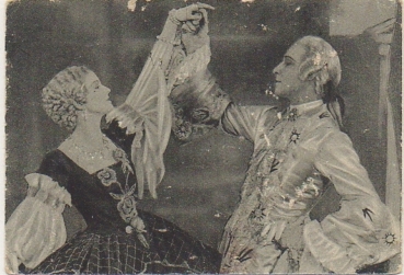 TARJETA POSTAL DE CINE. BEBÉ DANIELS Y VALENTINO. OBSEQUIO CHOC. AMATLLER Nº 7