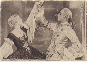 TARJETA POSTAL DE CINE. BEBÉ DANIELS Y VALENTINO. OBSEQUIO CHOC. AMATLLER Nº 7