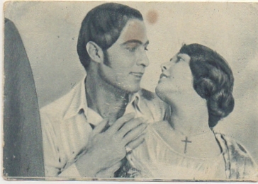 TARJETA POSTAL DE CINE. LILA LEE Y VALENTINO. OBSEQUIO CHOC. AMATLLER Nº 6