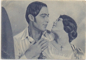 TARJETA POSTAL DE CINE. LILA LEE Y VALENTINO. OBSEQUIO CHOC. AMATLLER Nº 6