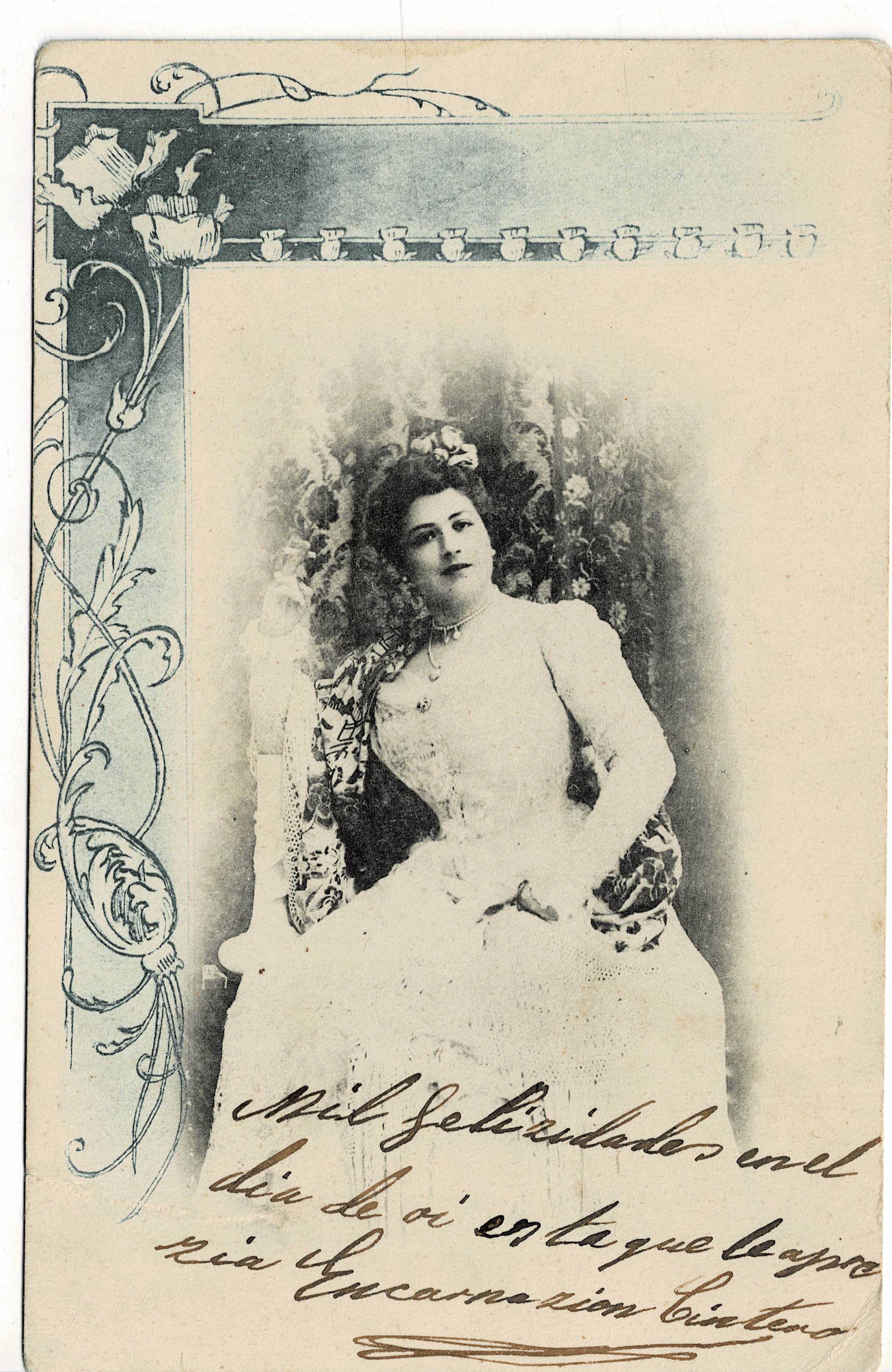 POSTAL DE CINE: ACTRIZ DE TEATRO JEANE DE MIDAY.