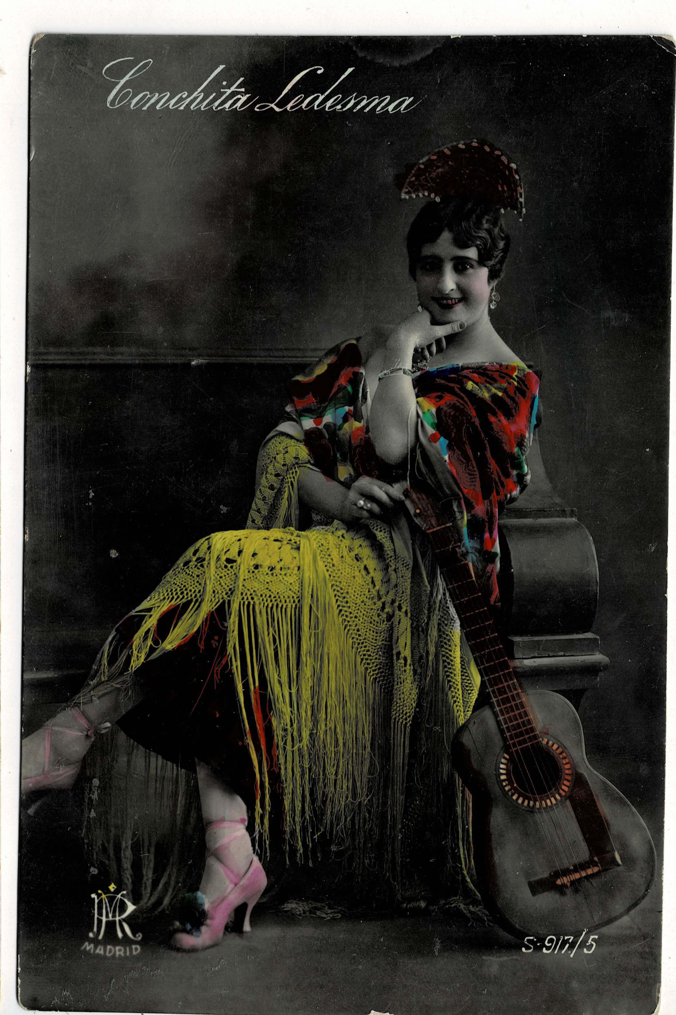 POSTAL DE CINE: ACTRIZ DE TEATRO CONCHITA LEDESMA.