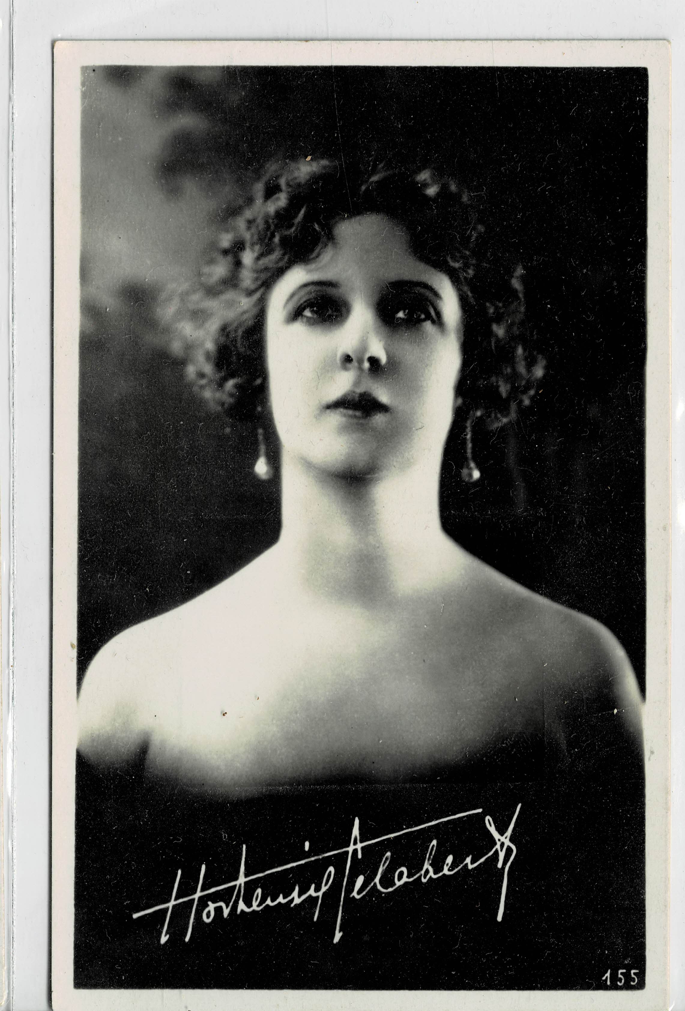POSTAL DE CINE: ACTRIZ DE TEATRO.