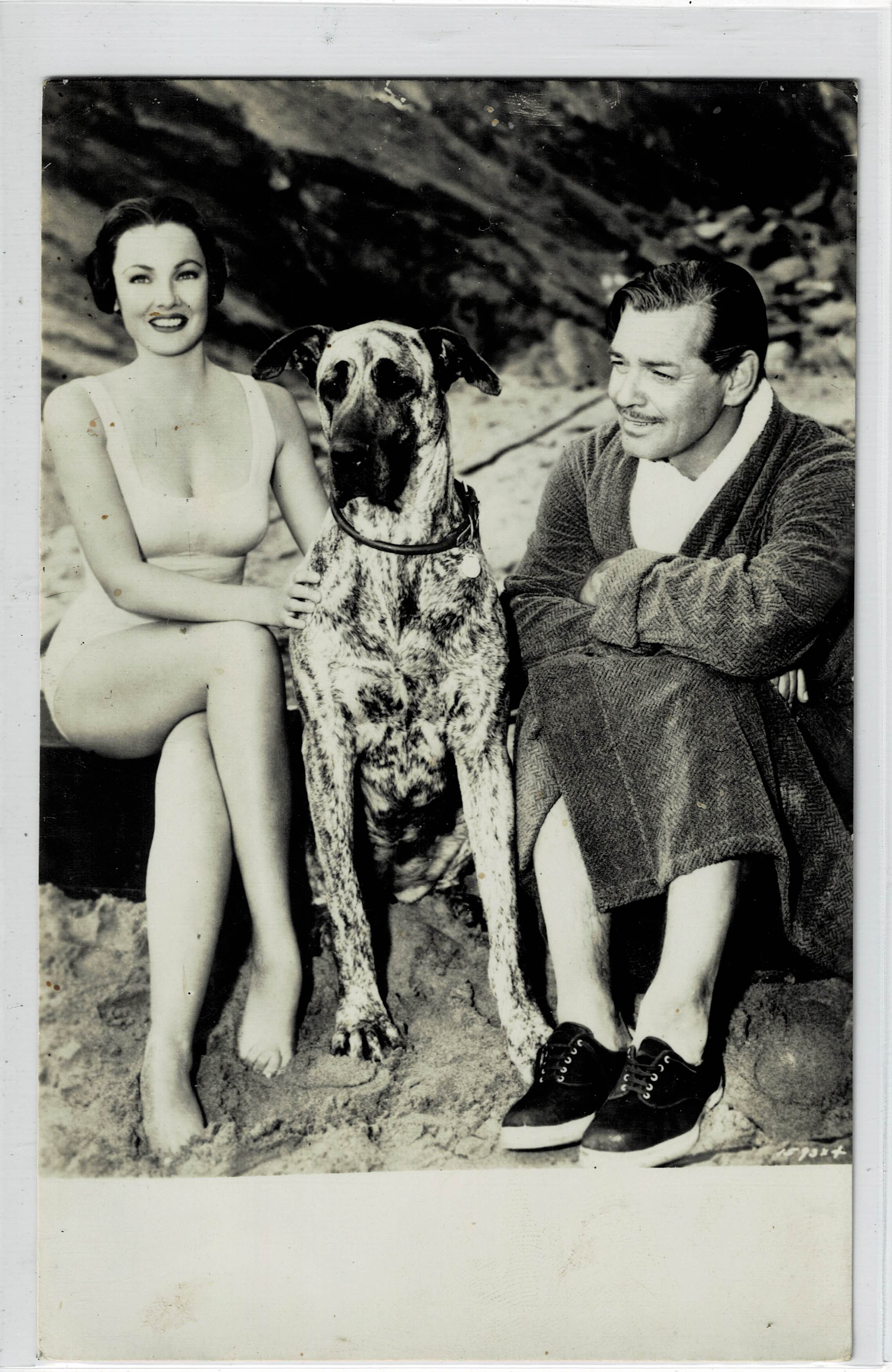 POSTAL DE CINE Nº 302: DE CLARK GABLE Y GENE TIERNEY