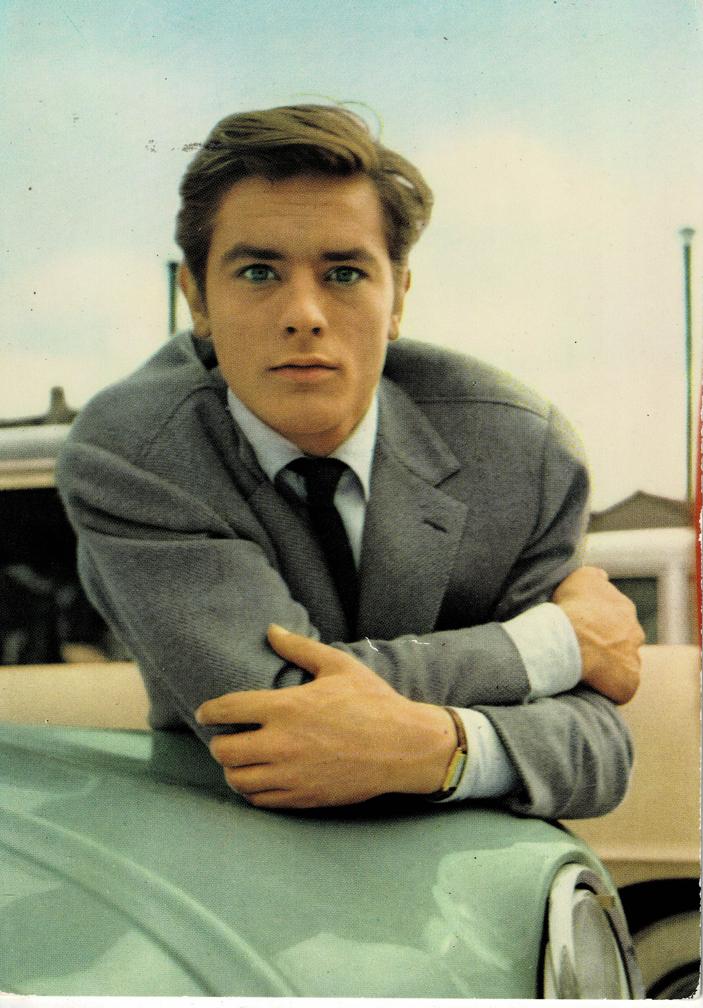 POSTAL DE CINE: DE ALAIN DELON