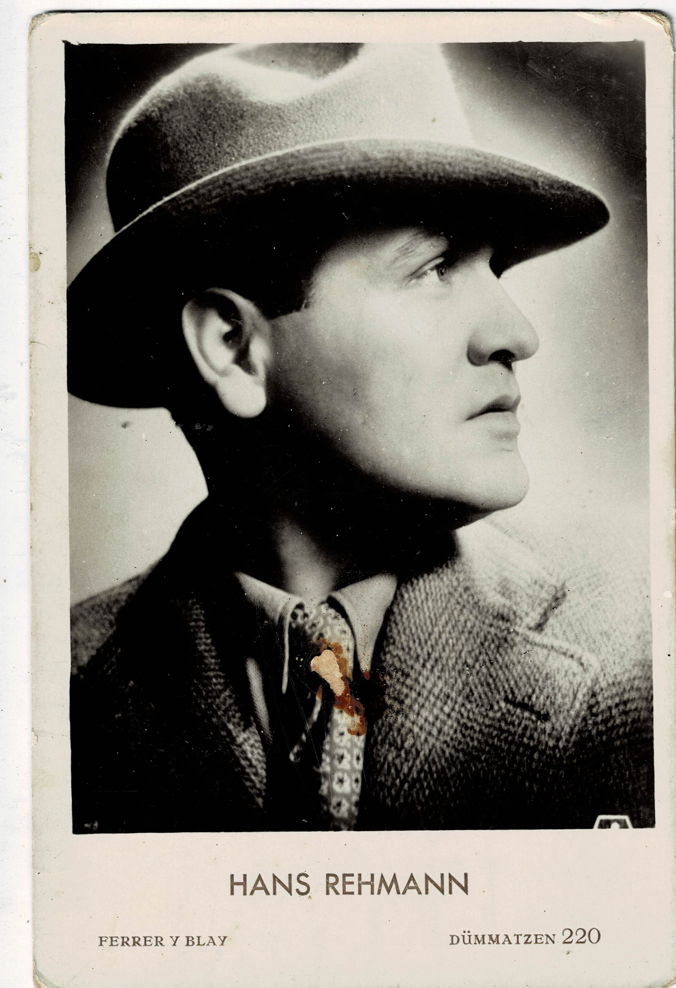 POSTAL DE CINE: DE HANS REHMANN
