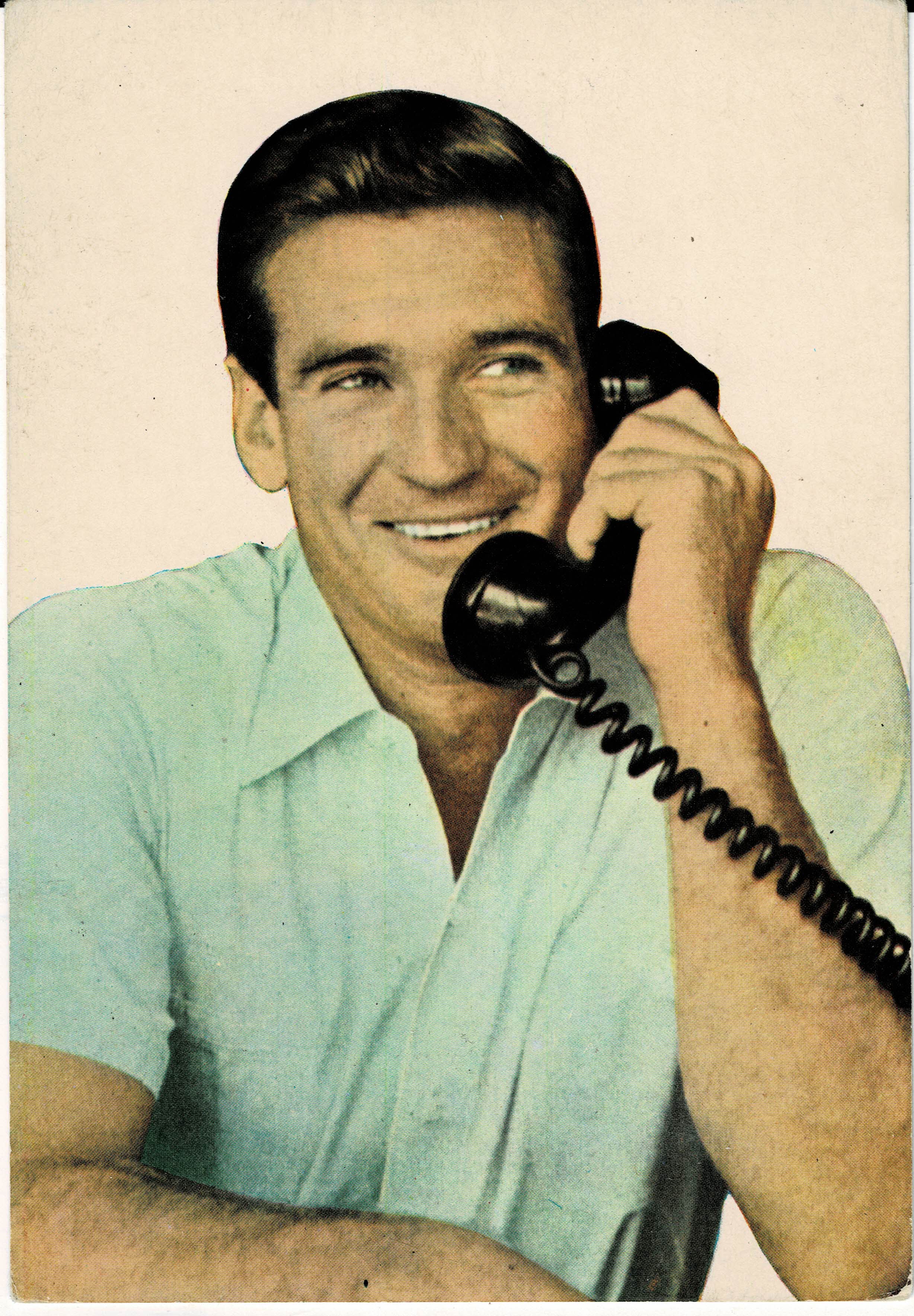 POSTAL DE CINE: DE ROD TAYLOR EN LA SERIE HONG-KONG
