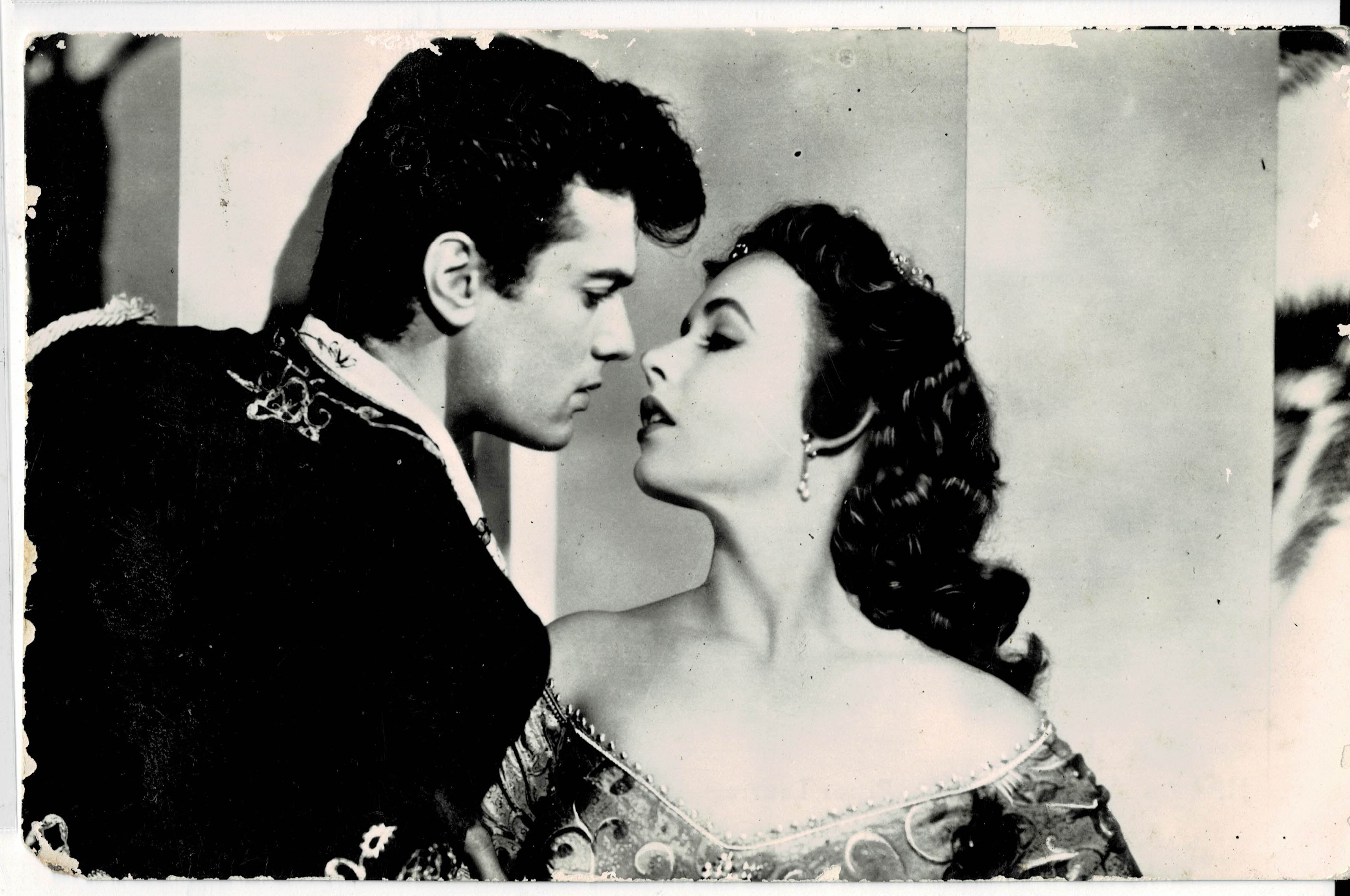 POSTAL DE CINE: DE TONY CURTIS Y PIPER LAURIE