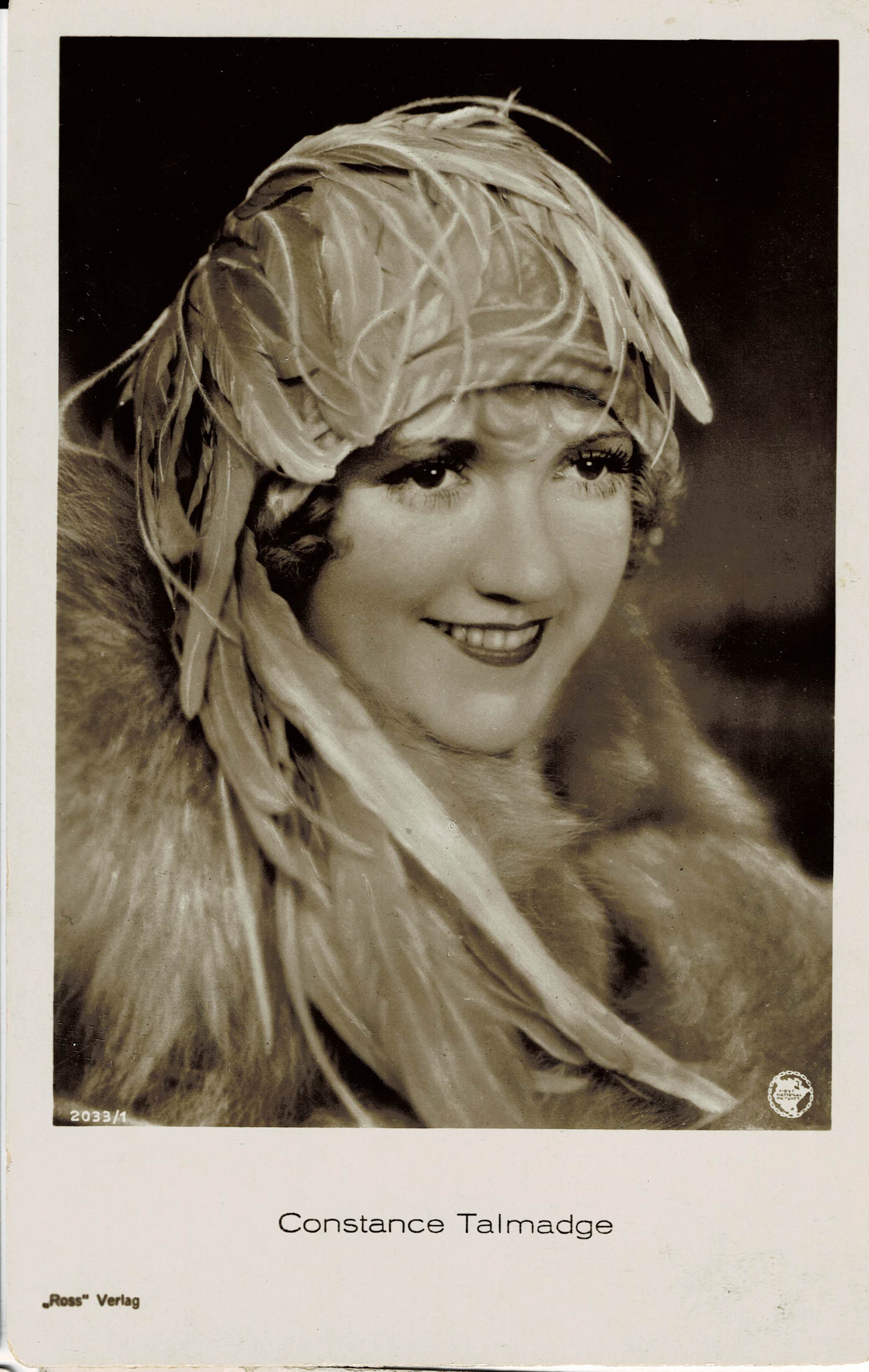 POSTAL DE CINE: DE CONSTANCE TALMADGE