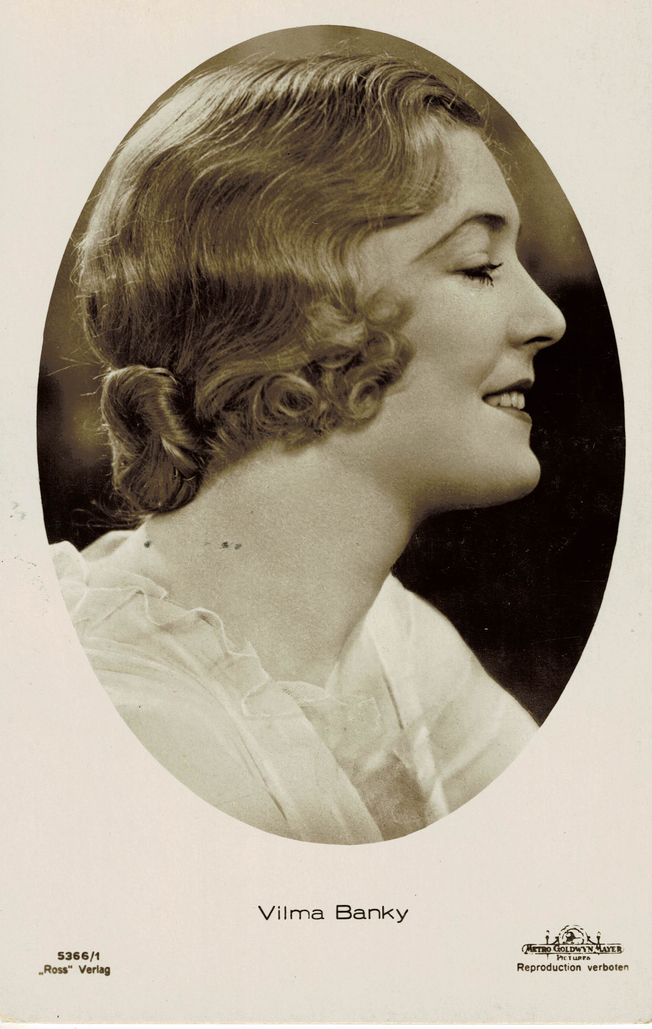 POSTAL DE CINE: DE VILMA BANKY