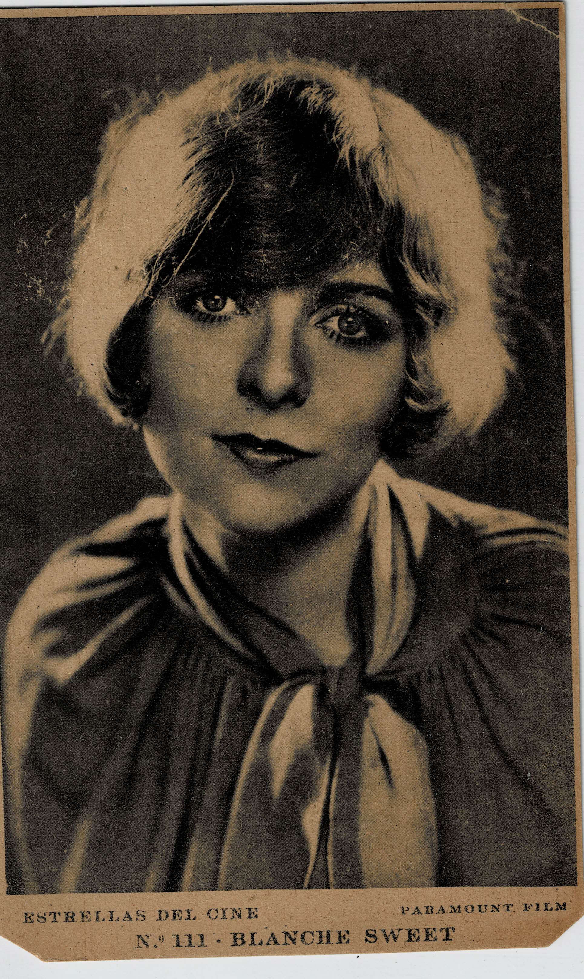 POSTAL DE CINE: DE BLANCHE SWEET