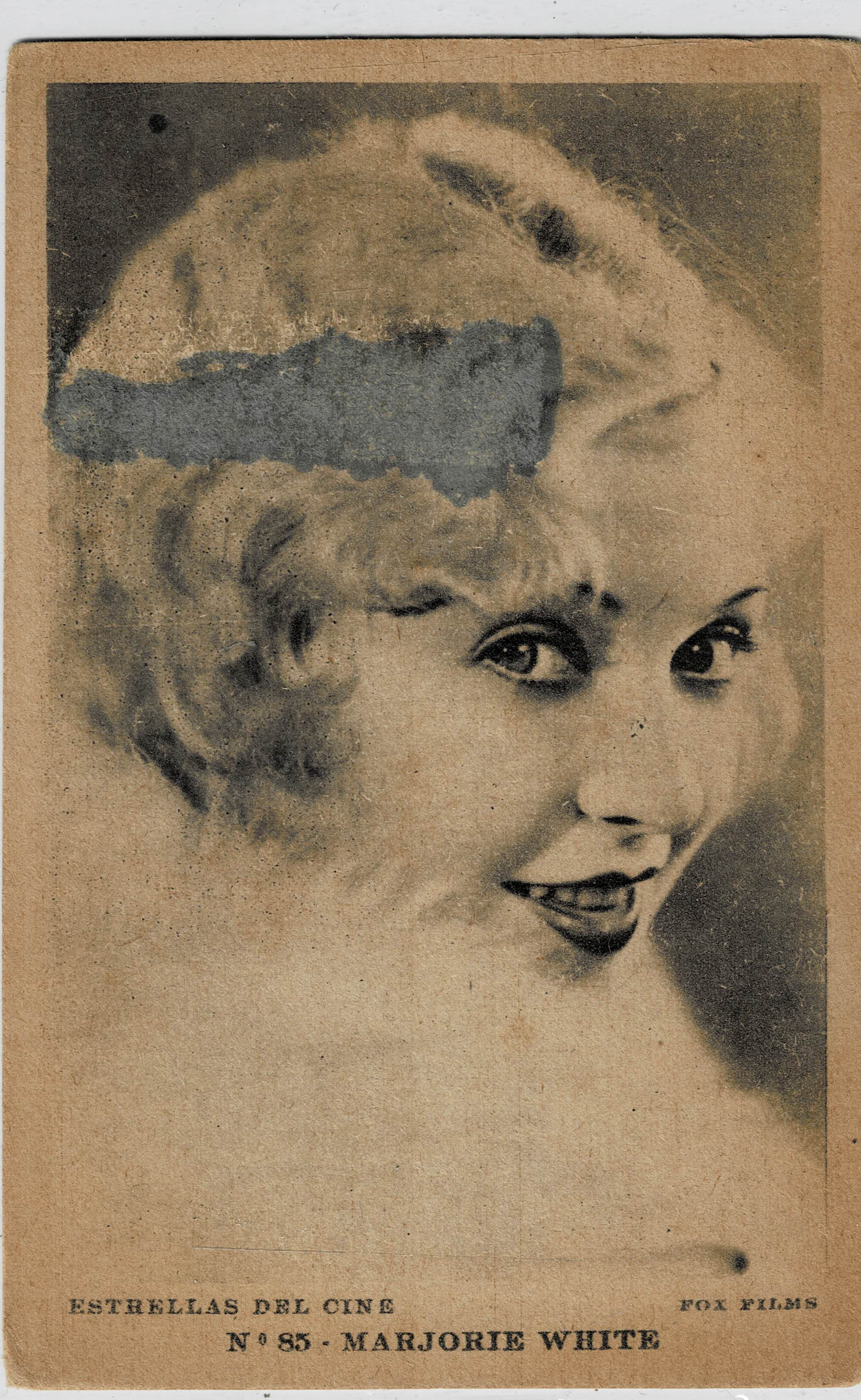 POSTAL DE CINE: DE MAJORIE WHITE