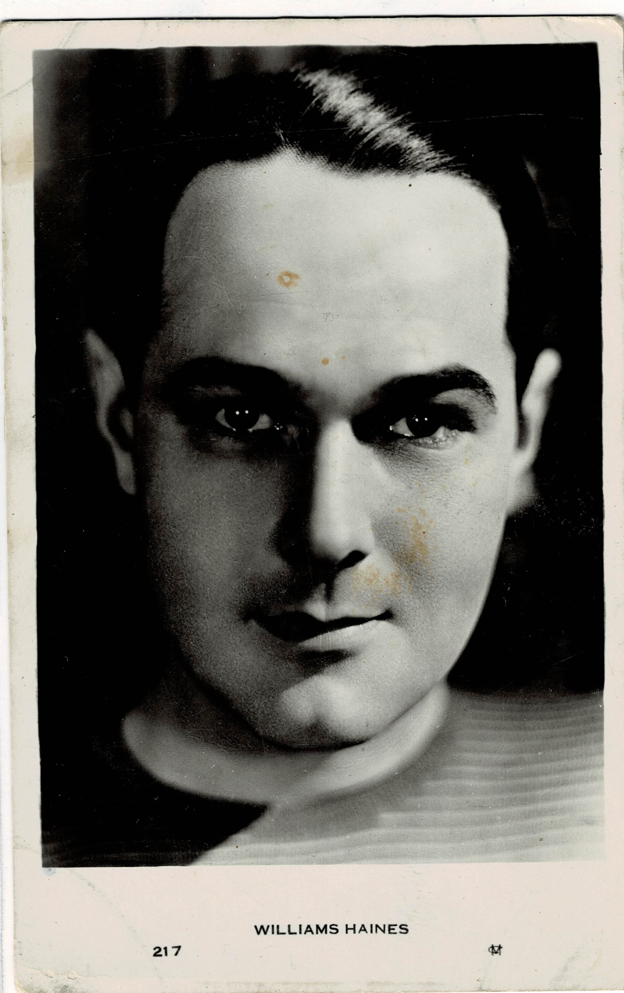 POSTAL DE CINE: DE WILLIAMS HAINES