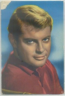 POSTAL DE ACTORES DE CINE. TROY DONAGHUE