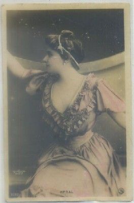 POSTAL ACTRICES DE CINE Y VARIETES: MEDAL