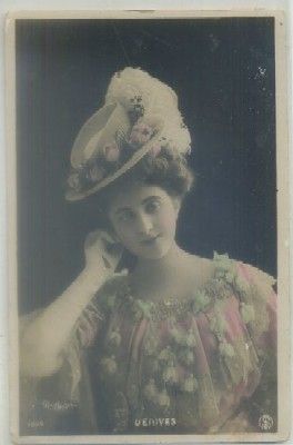POSTAL ACTRICES DE CINE Y VARIETES: DERIVES  Nº 1509