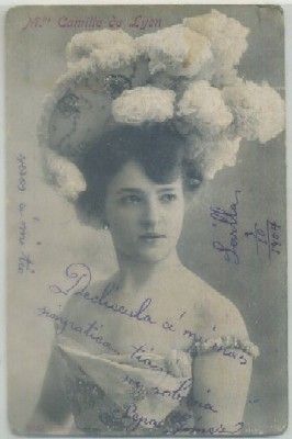 POSTAL ACTRICES DE CINE Y VARIETES: MLLE. CAMILLE DE LYON