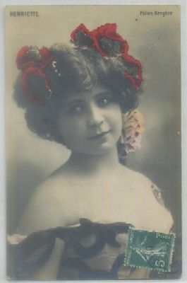 POSTAL ACTRICES DE CINE Y VARIETES: HENRIETTE. FOLIES BERGERE