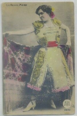POSTAL ACTRICES DE CINE Y VARIETES: LA REINA MORA