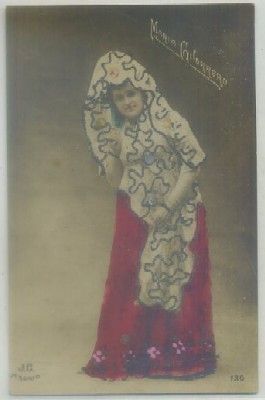 POSTAL ACTRICES DE CINE Y TEATRO: MARIA GUERRERO Nº 136