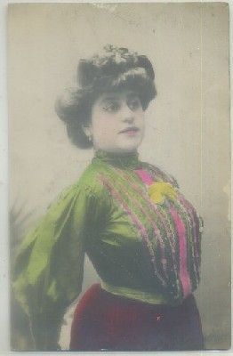 POSTAL ACTRICES DE CINE Y VARIETES. SEÑORITA SIN DEFINIR