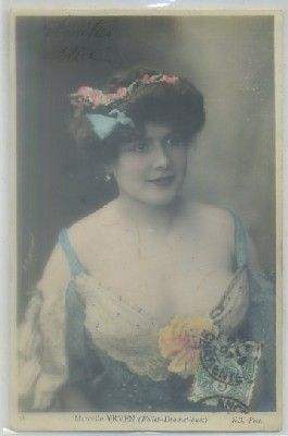 POSTAL ACTRICES DE CINE Y VARIETES. MARCELLE YRVEN Nº 76