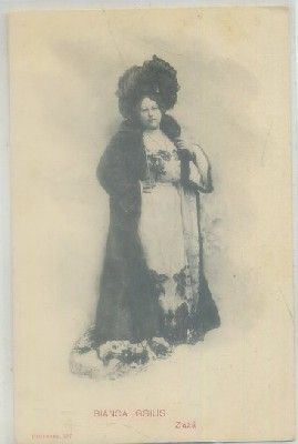 POSTAL ACTRICES DE CINE Y VARIETES. BIANCA IGGIUS. ZAZA