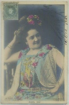 POSTAL ACTRICES DE CINE Y VARIETES. ISABEL BRU Nº 1002