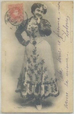 POSTAL ACTRICES DE CINE Y VARIETES. ISABEL BRU