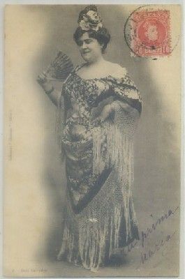 POSTAL ACTRICES DE CINE Y VARIETES. INES SALVADOR Nº 6