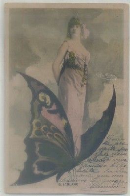 POSTAL ACTRICES DE CINE Y VARIETES. G. LEBLANC