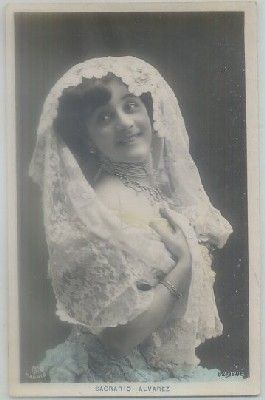 POSTAL ACTRICES DE CINE Y VARIETES. SAGRARIO ALVAREZ