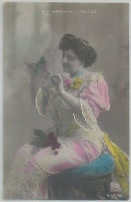 POSTAL ACTRICES DE CINE Y VARIETES. STA. SANCHEZ JIMENEZ