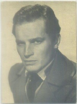 POSTAL DE CINE: CHARLTON HESTON Nº 3