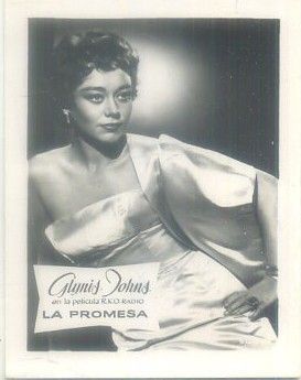 POSTAL DE CINE 9x7 cm: GLUMIS JOHNS EN LA PROMESA